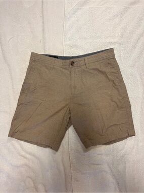 14th & Union Men's Tan Casual Cargo Shorts